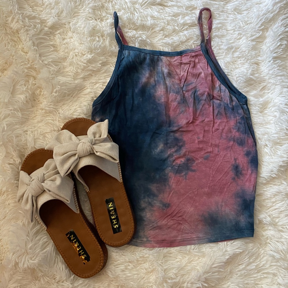 Tye dye crop top